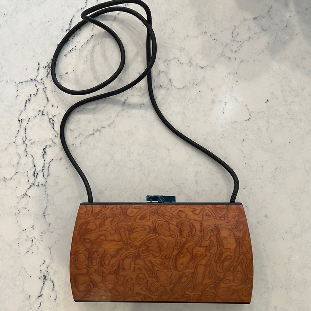 Stunning smooth wooden purse - small batch creation, special edition!